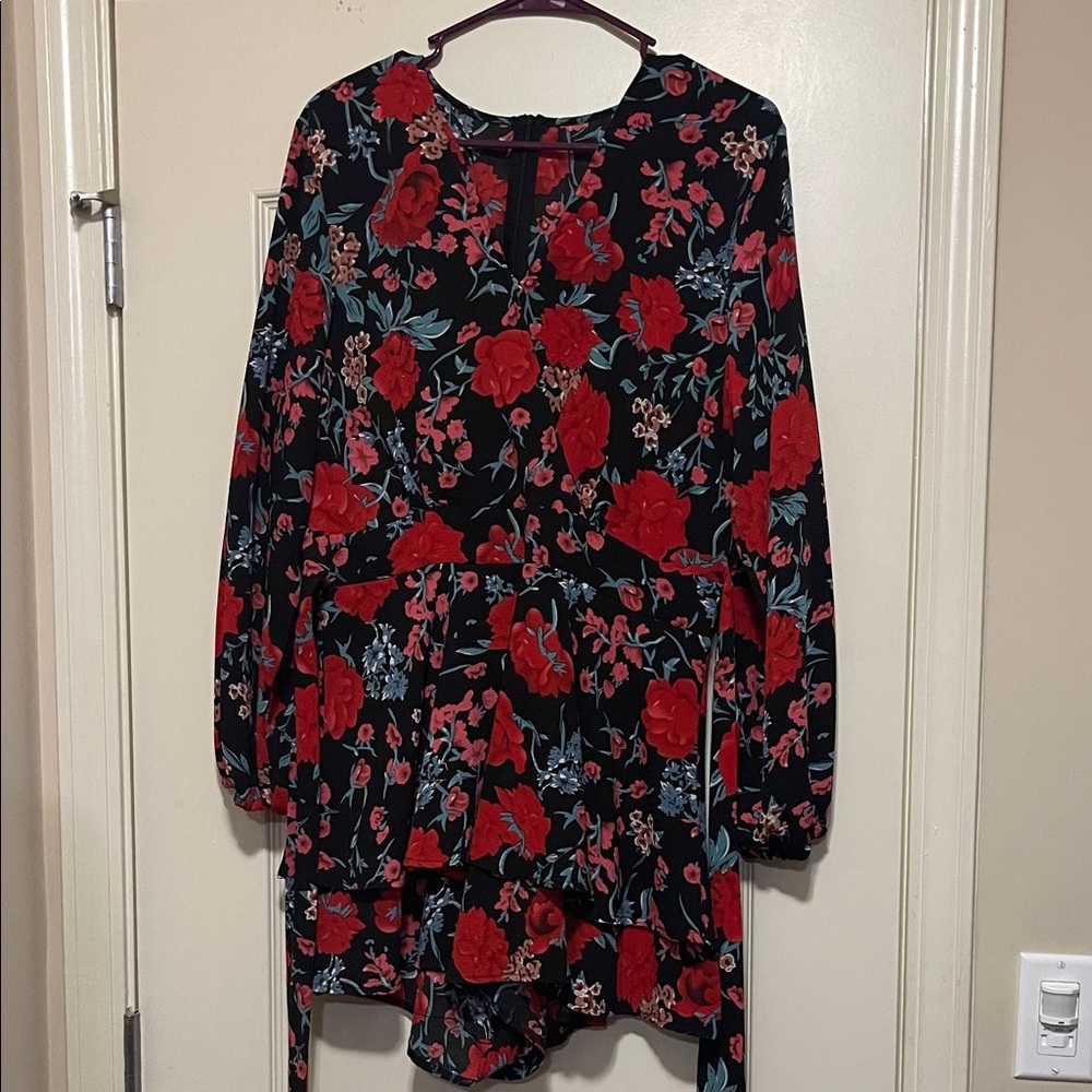 Floral Long Sleeve Dress